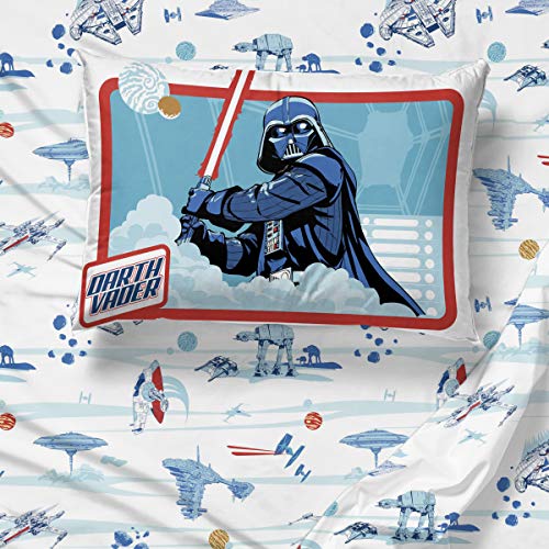 Image of Jay Franco Star Wars Empire Strikes Back 4 Piece Twin Bed Set - Includes Reversible Comforter & Sheet Set - Super Soft Fade Resistant Microfiber