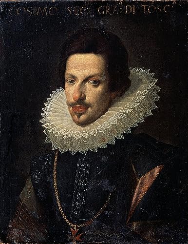 Portrait du Grand de Toscane Cosimo Ii : Toile d'Art Premium Épaisse