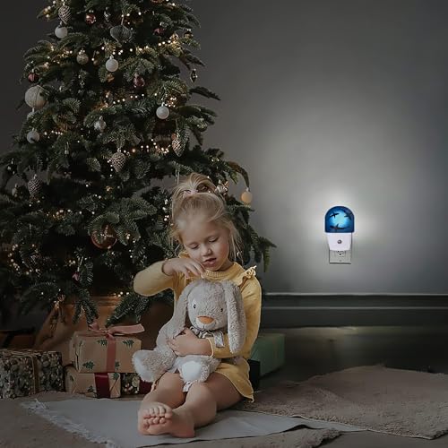 Image of Night Light,Floating Sharks Night Lights Plug Into Wall Bedroom Bathroom Kitchen Hallway Stairs Hallway,Energy Efficient Decor Desk Lamp Gifts
