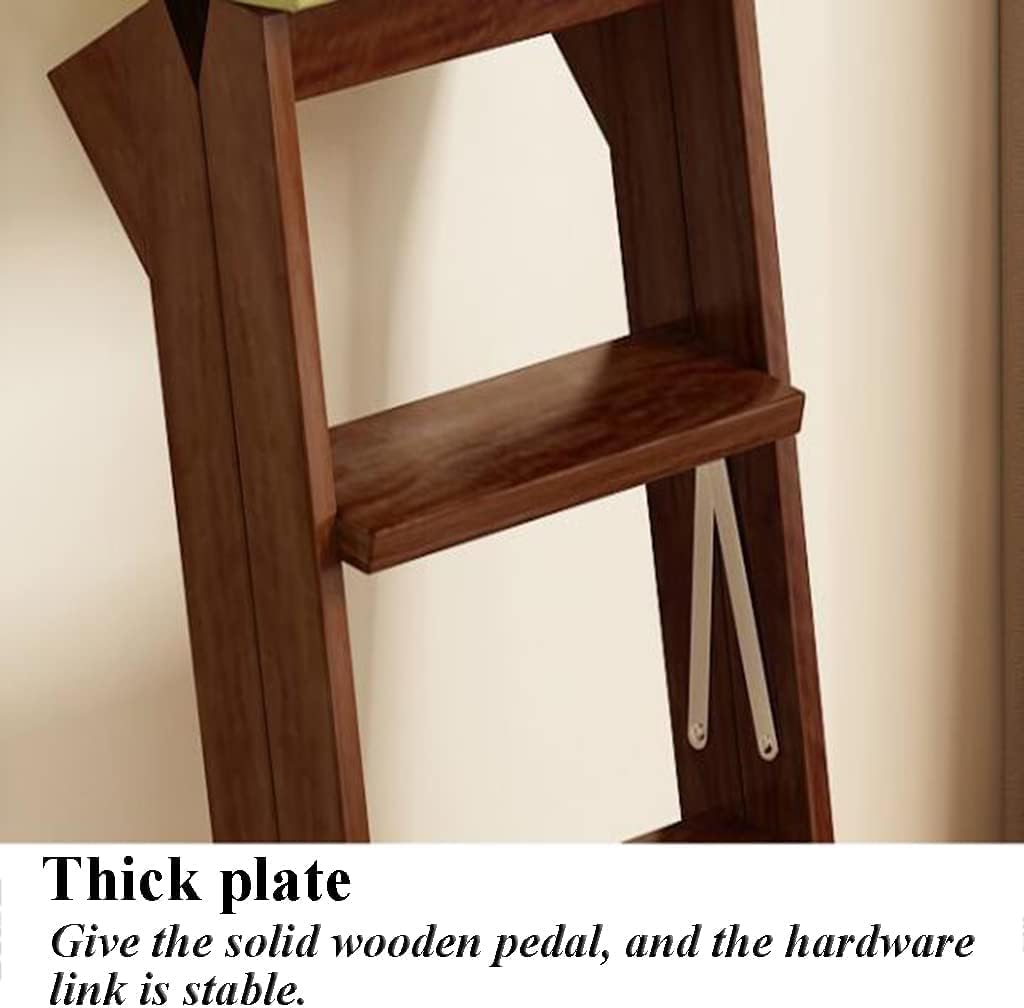 Ladders Step Ladders Stool A Frame Solid Wood Telescoping Ladders Home Multifunctional Indoor Removable Folding Ladder 330lb Household or Outdoor