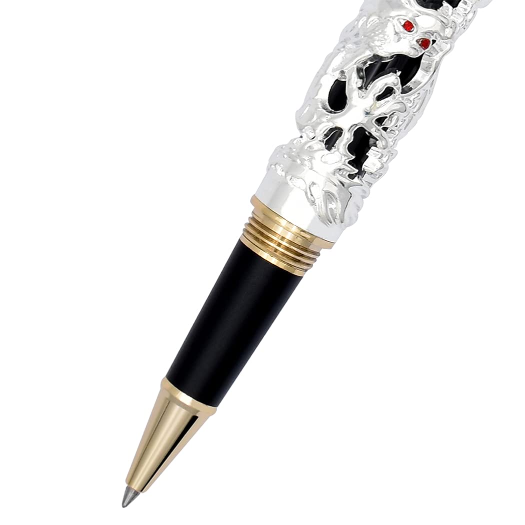 JINHAOのSkull-Dragon万年筆、ローラーボーのセット Amazon | ドラゴンペン Jinhao ローラーボールペン ヘビーペンボックス