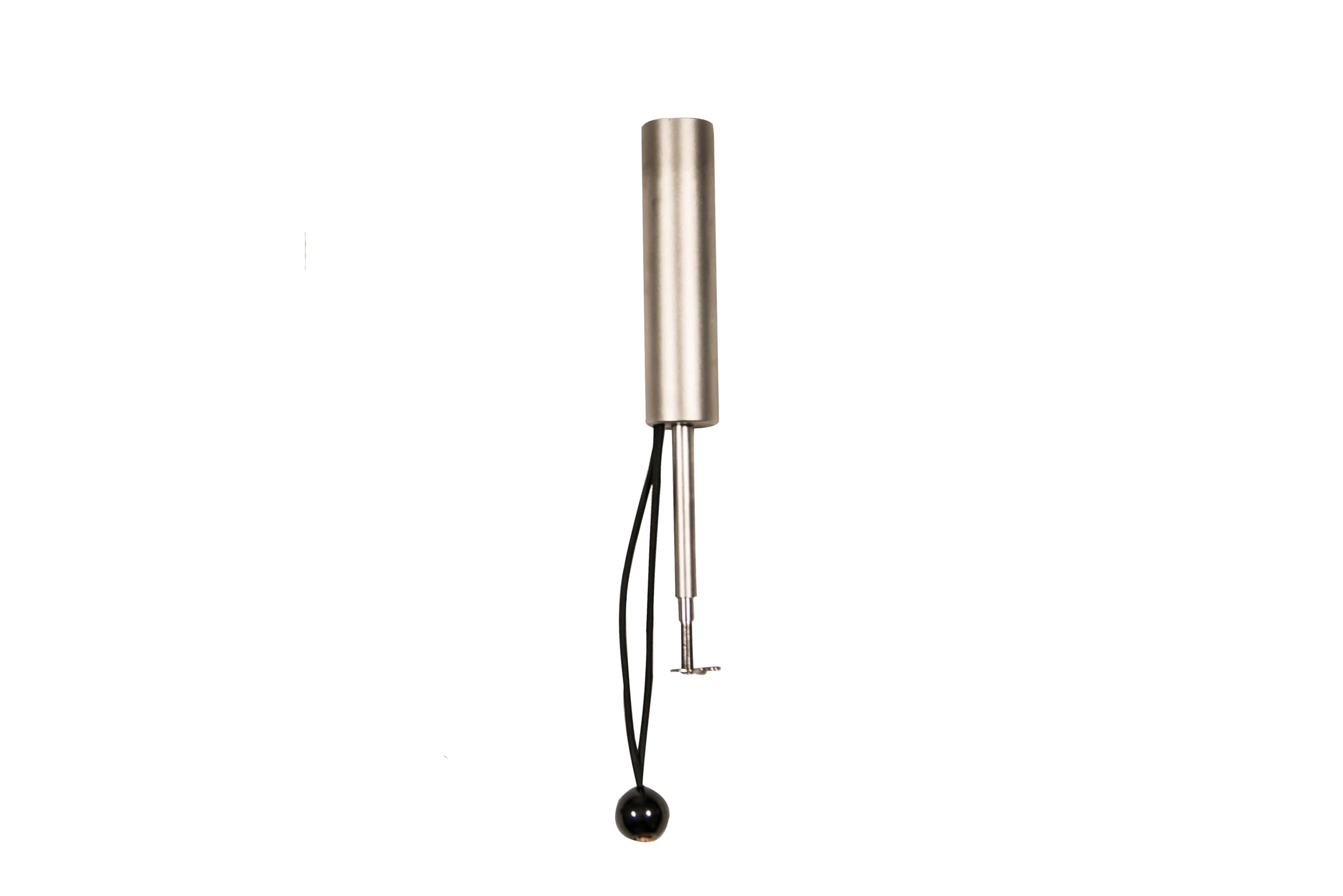 Parccurate Schirmhalter edelstahl in Titan-Optik Universal zum Verschrauben oder Stecken auf Golf Trolley mit Ø 8-10mm Bohrung