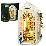 IVVTNHZ Flower House Building Set with LED Lights, Garden Greenhouse Model Gift for Girls Age 8-12 Tenngirls, Plant Book Nook Building Set (699 Pieces)