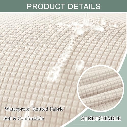 Funda para sillón reclinable extraíble blanca para proteger de manchas 5