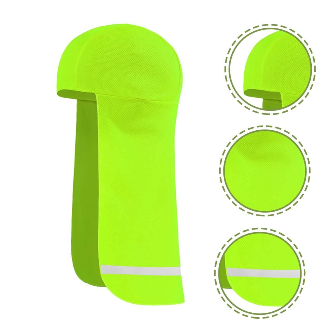 Abaodam 6pezzi Cappelli Riflettenti per Sport Outdoor Cappelli di Raffreddamento Elasticizzati con Protezione UV e Scaldacollo Adatti per Ciclismo Escursionismo e attività all Aperto