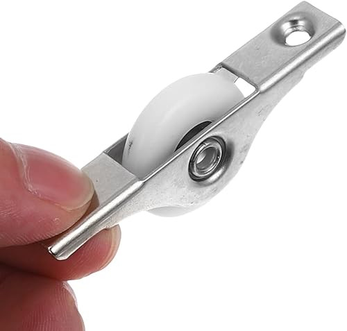 Miniatura 4 de Kit de reemplazo de rodillos de puerta corredera doble convexa, 16 piezas, polea de puerta, rodillos de puerta corredera, rodillos de puerta