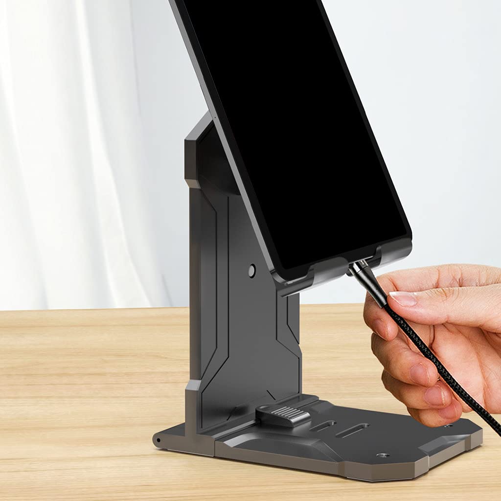 Lazy Flat - Supporto universale per cellulare, pieghevole, per smartphone, scrivania