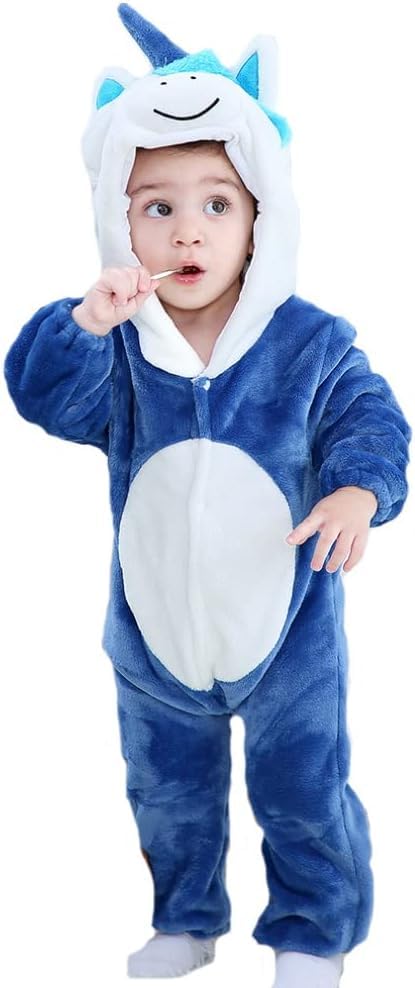 Pigiamone Pigiama Animale per adulti e bambini unisex, Pigiami animali Invernali in Flanella monopezzo, Morbido e Caldo, Ideale Costume Carnevale Halloween