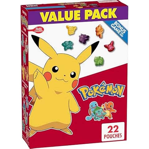 Betty Crocker Pokemon Fruit Snacks 22 Pouches Cover