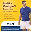 Multivitamínico para hombres Nature Made con Omega-3, 150 gomitas | Gomitas de vitaminas y minerales con Omega-3, multivitamínico diario para apoyo nutricional, suministro para 75 días 4