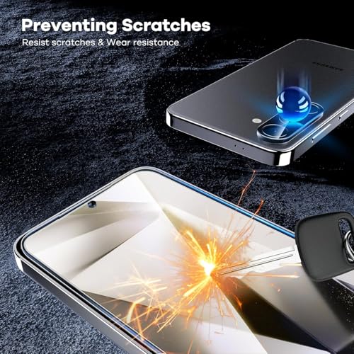 Image of STP FEEL 2+1 Pack For Samsung Galaxy S23 Plus 5G (6.6 inch) Tempered Glass Screen Protector with Camera Lens Protector, 9H Hadness, Diamond-Grade Shatterproof, HD Clear, Anti-Scratch