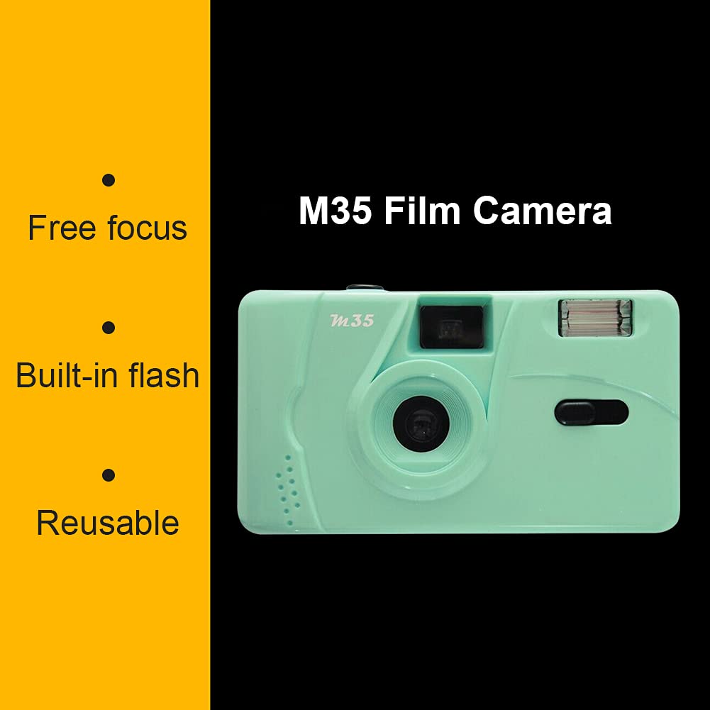 Cámara de película reutilizable Ta M35 de 35 mm (verde)