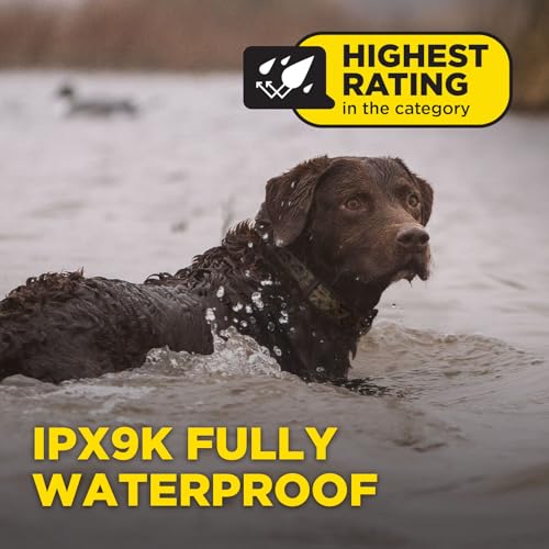 Image of Dogtra 1900X Camouflage E-Collar - 3 /4 Mile Range, Dogs 45 lbs+, IPX9K Waterproof, 100 Stimulation Levels, Vibration, Tone, Rechargeable - Ideal for Dog Owners and Professional Trainers