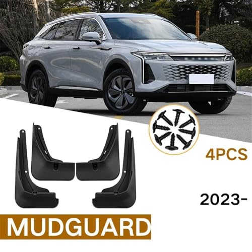 Guardabarros Chery Exeed RX 2023 2024: protector contra salpicaduras y kit exterior de coche 7