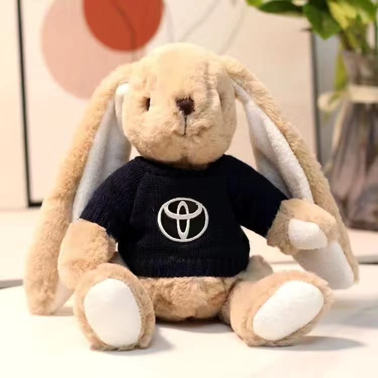Amazon.co.jp: 【LTU】トヨタ 車のロゴ かわいいバニー ぬいぐるみ