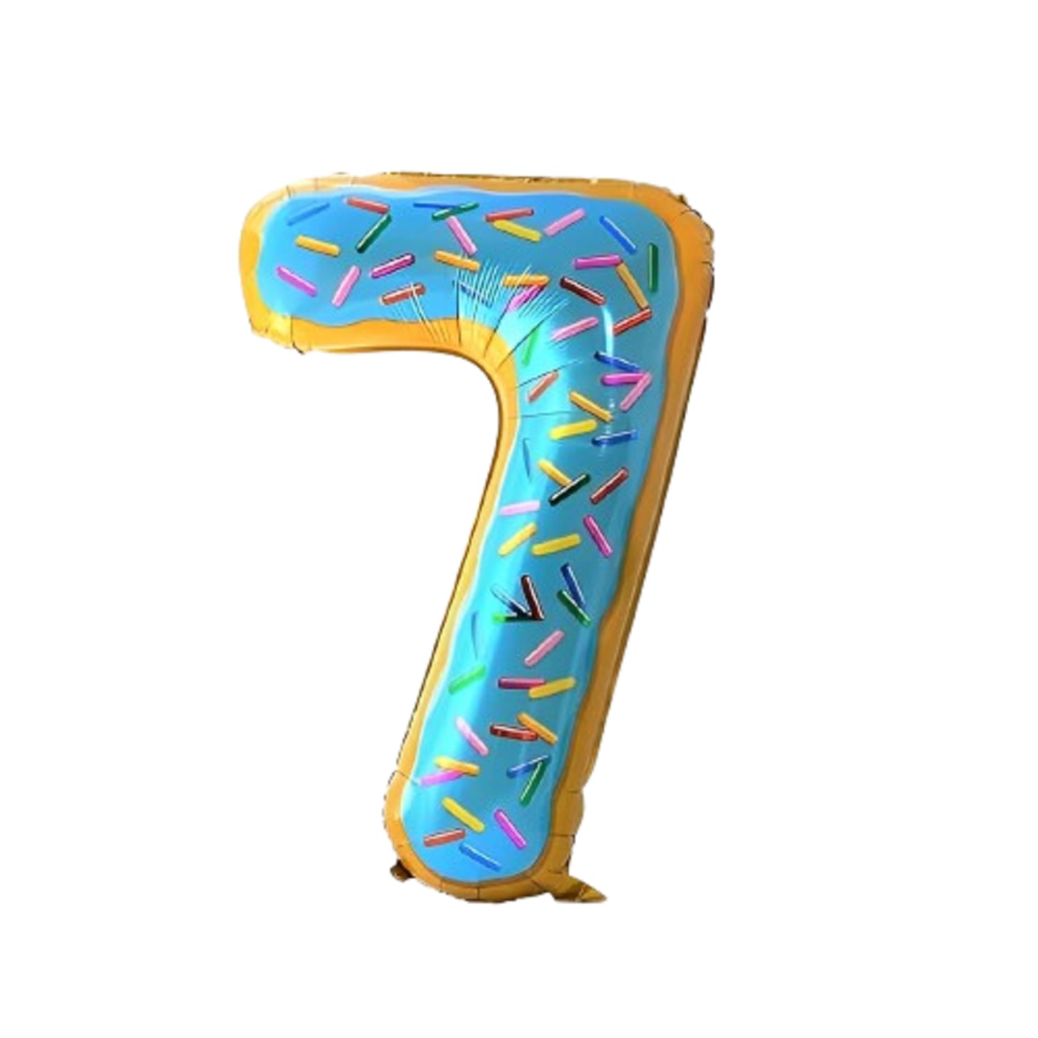 GREATRIL 7 Number Donut Candy Theme Foil Balloon | 32 Inch Birthday Party Decoration Balloon for Kids Boys Girls | Helium Supported Metallic Number Shape Balloon for Anniversary & Celebration Decor-image-16