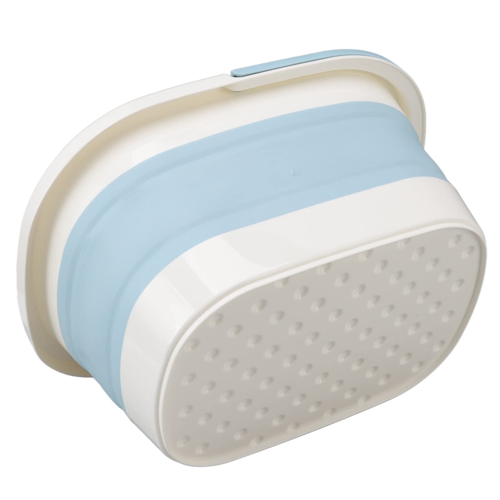 SIXRUN Bañera para Remojo de Pies Bañera Plegable para Pies Cubo de Baño para de Plástico con Pared Alta Fácil Almacenamiento Lavabo Multiusos para Pedicura en el Hogar Niños y Familia (BLUE)