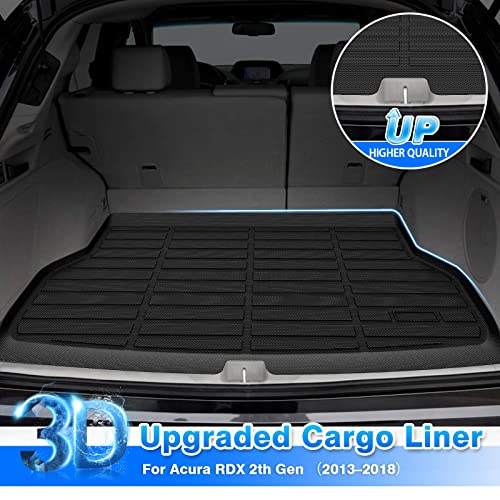 Cartist Custom Fit For Cargo Liner Acura Rdx 2013-2018 All Weather Rear Trunk Mat Tpe Waterproof Carpet Protection #TOP1