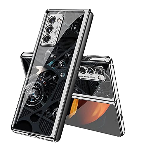 Für Samsung Galaxy Z Fold 2 5G Hülle Luxus Überzug Glas Stoßfeste Schutzhülle Für Samsung Galaxy Z Fold 2 Hülle(Mechaniker) Cover