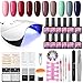 Produktbild UV Gelnägel Set 36W UV +LED Nagellampe Starterset 10x Gel Lacken für Nageldesign uv Gel Lacken Set UV Nagelset Gel Farben für Nägel