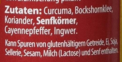 Kotanyi Curry-Madras pikant, 4er Pack (4 x 45 g)