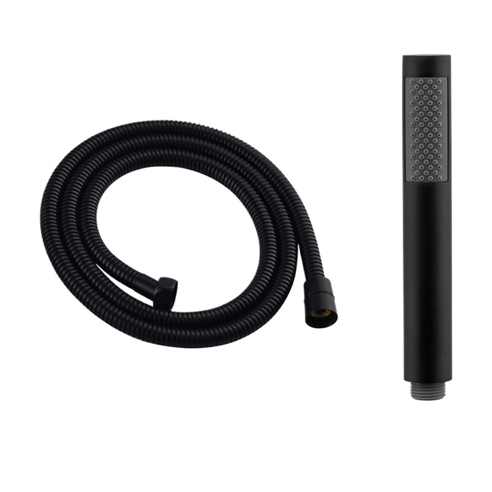 Soffione doccia a mano in ottone multicolore, spruzzatore a pioggia a risparmio idrico | Irrigatore for doccia da bagno con finitura oro spazzolato/nero opaco/bianco/cromato(Black Whole Set)