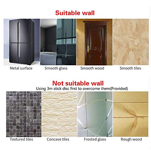 Vacuum Suction Cup Shower Head Holder Rotatable Adjustable Angle Handheld Shower Head Bracket Wall Mount Holder with Reusable Adhesive Stick Disc for Bathroom NO Drill Tool Free Shower Bracket