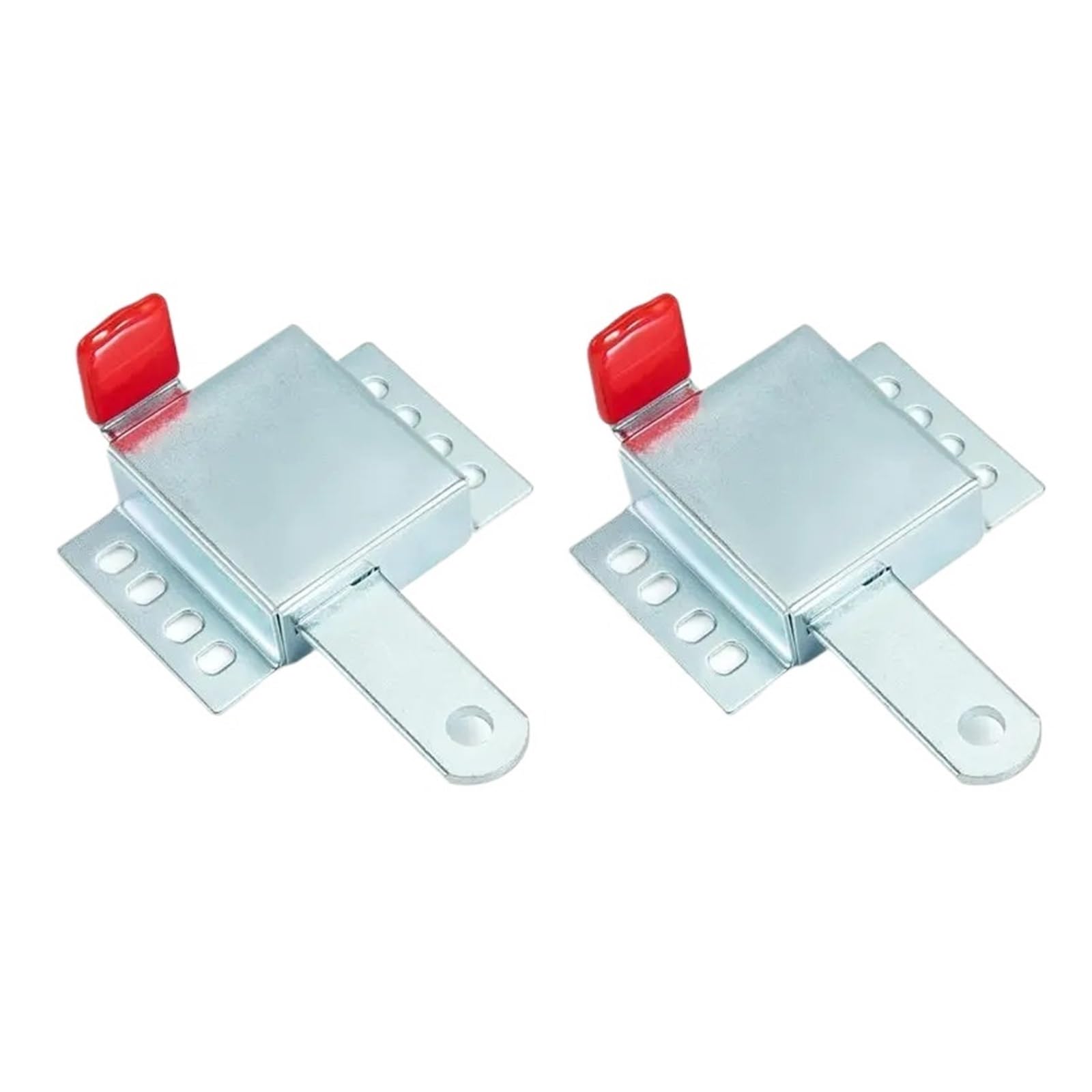 2pcs Heavy Duty Garage Door Lock, Galvanized Steel Locking Slide Latch for Most Doors for Garage Door