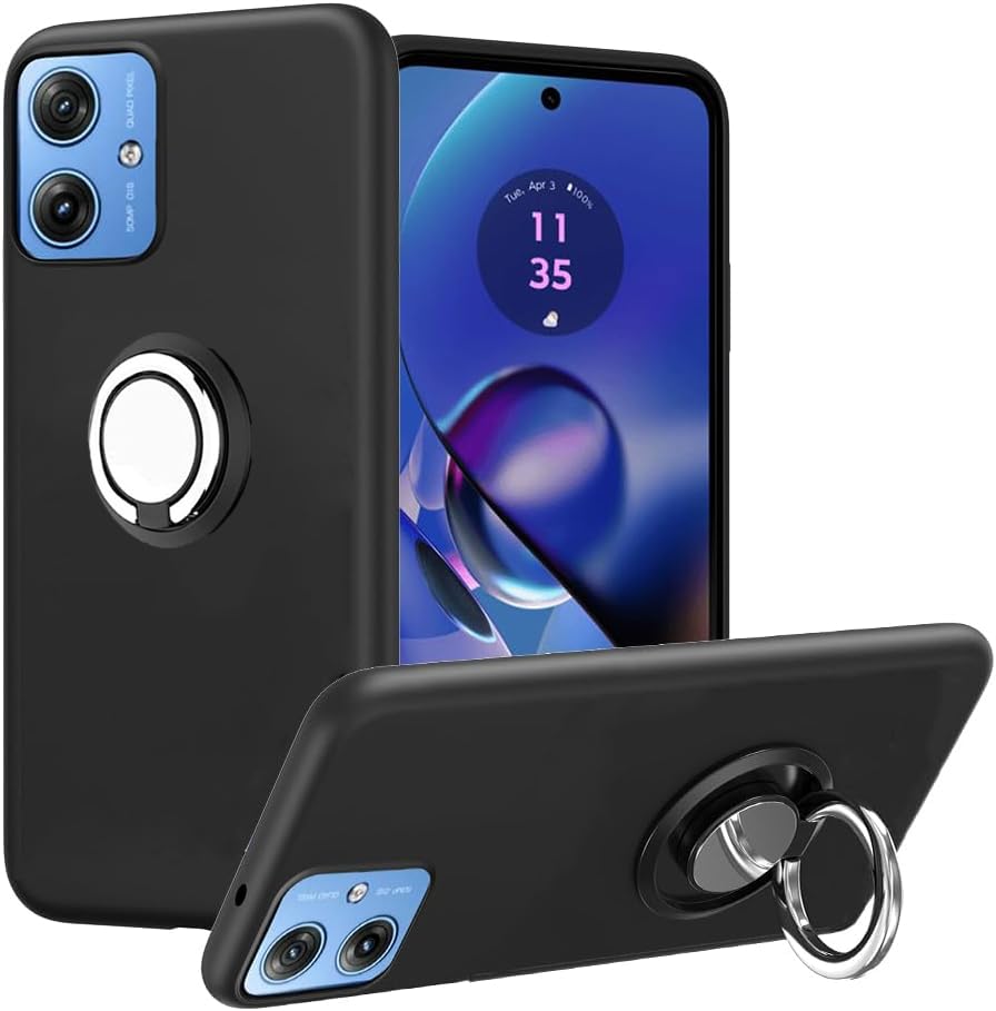 Amazon.co.jp: MOTO G64 5G / MOTO G64y 5G ケース リング付き ソフト 