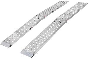 Big Boy MF2-12014-EZ-LAWN Aluminum 10' Arched Folding Lawn Mower Ramps