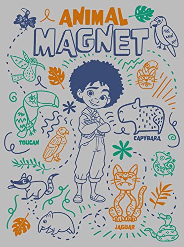 Disney Pixar Encanto Antonio Animal Magnet Girls Heather T-Shirt2