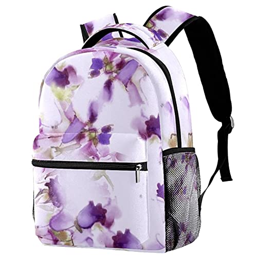 Sac à dos marbre violet vert femme mode multicolore sac de cours urbain