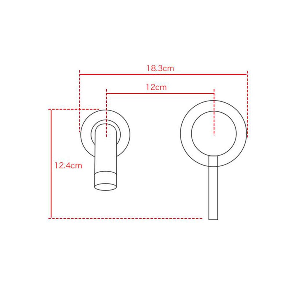 grifos lavabos, de oro rosa europeo, grifo de pared bano, grifo de pared lavabo, grifo lavabogrifo fregadero monomando, montado en la pared, de un solo grifo