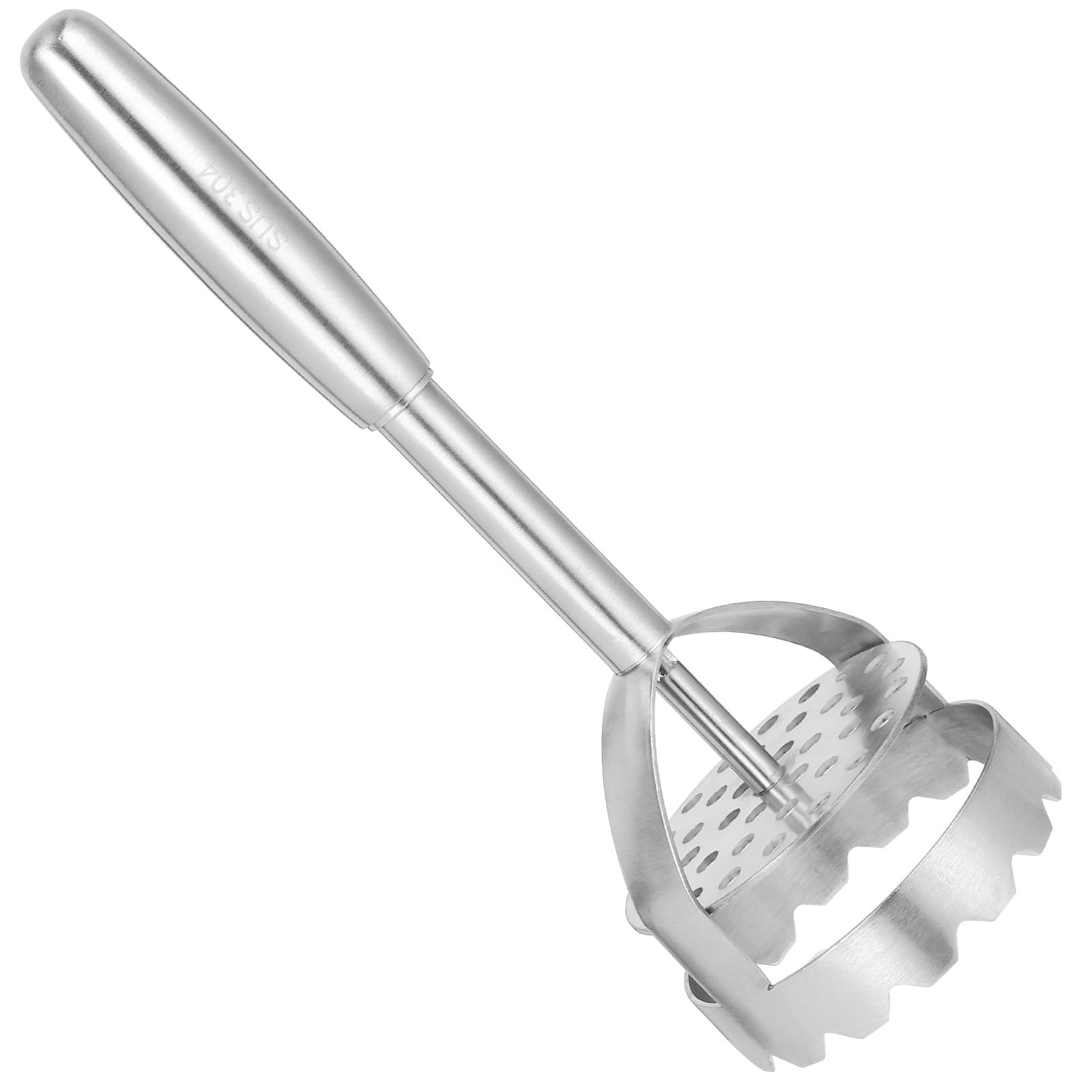 Kartoffelstampfer aus Edelstahl 1 Stück in Silber für Küche