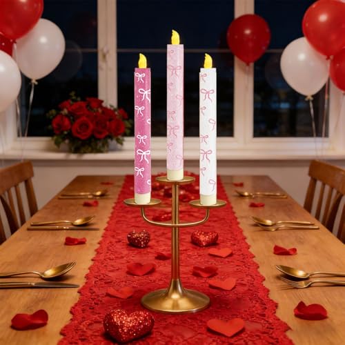 Velas sin llama LED de Navidad y cumpleaños para decoración del hogar a pilas 6 piezas 7