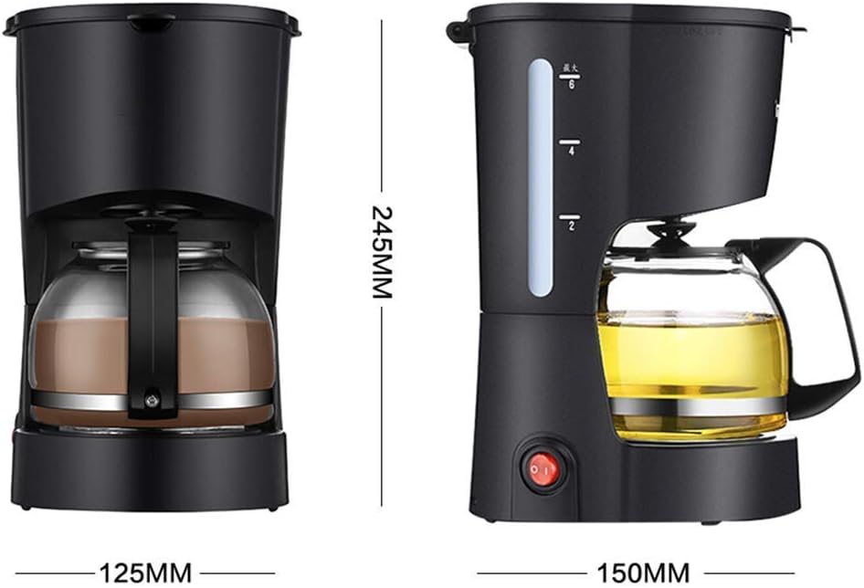Domestic Machines,Coffee Maker Machines Office Household American Drip Auto Insulation Coffee Machine Tea Making 600Ml