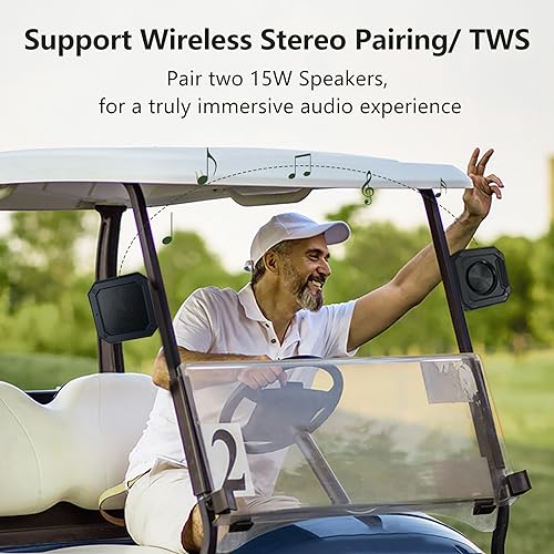 PILSAMAS Magnetic Golf Bluetooth Speaker