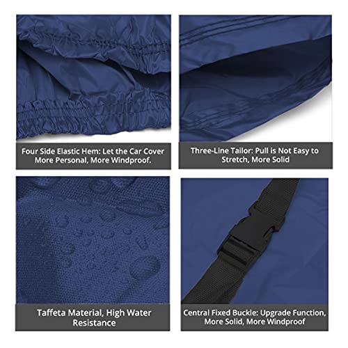 Image of CARMATE Parachute Custom Fitting Waterproof Car Body Cover for Porsche Cayenne - Blue (Without Side Mirror & Antenna Pockets)