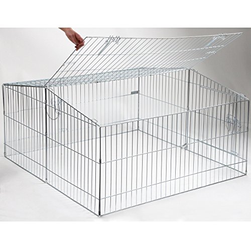 Kerbl Pet Freilaufgehege mit Sonnenschutz