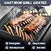Uniflasy Genesis E330 Grill Grates for Weber Genesis 300 Series, Replacement Parts for Weber Genesis 4 Burner E310 E320 E330 S310 S320 S330 EP310 EP320 EP330, 7524, 7528 19.5