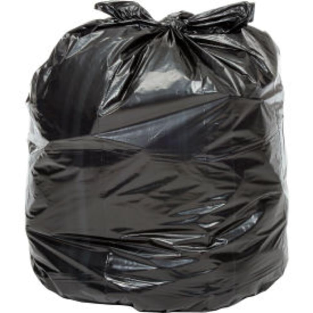 40 Load Black Star Can Liner by Pitt Plastics – 1 Count (Pack of 1), 45.0 gallons, Plastics, Black, Model PITEC404615K
