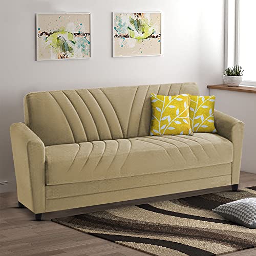 Image of Francis 3 Seater Sofa Set for Living Room (Cream Fabric)
