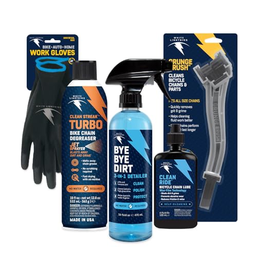 White Lightning Complete Bike Cleaning Kit – At-Home