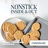 Farberware Steel Nonstick Baking, Includes Cookie, Loaf/Meatloaf, Cake Pan, 4 Piece Non Stick Bakeware Set, Gray #3