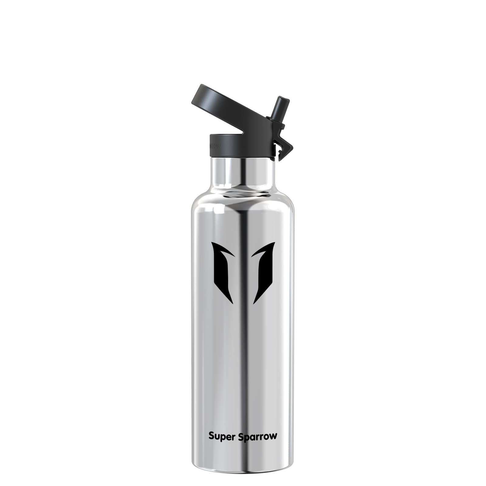 Super Sparrow Borraccia Termica, Acciaio Inox Bottiglia Termica - 350ml, 500ml, 750ml, 1L - Senza BPA Borracce, Borraccia Bambini per Scuola, Sport, Campeggio, Yoga, Palestra, Ciclismo
