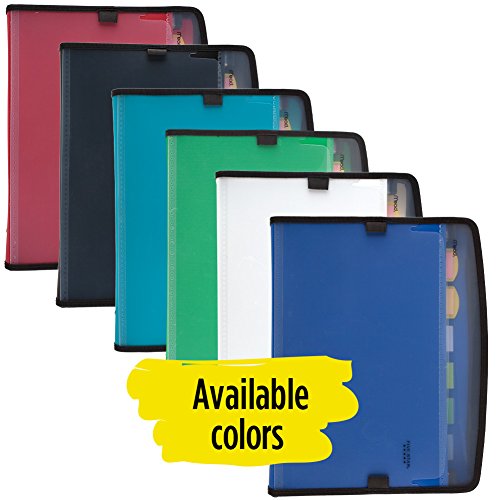 image for Five Star Expanding File, 7-Pocket Expandable Filing Folder, Zipper Cl