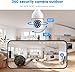 JWQPO Light Bulb Security Camera, 5G& 2.4GHz WiFi 2K Security Cameras Wireless Outdoor Motion Detection and Alarm,Two-Way Talk,Color Night Vision,Human Detection, Camera Light Bulb Easy to Install