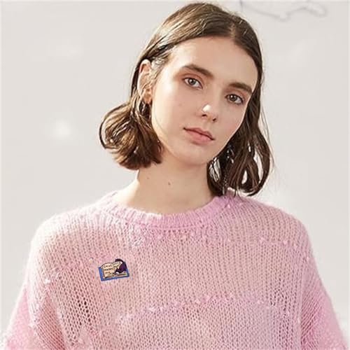 Image of Smut Makes My Kitty Purr Enamel Pin Kawaii Cat with Book Lapel Pin for Book Lovers Cartoon Animal Collar Pin Cat Enamel Pin Book Lover Reader Student Bookworm Brooch
