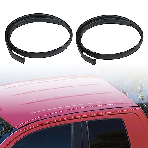 JDMON Roof Drip Molding Weatherstrip Compatible with Toyota Tundra Double Cab 2007-2020, Replace â€Ž755520C050 â€Ž755510C050, Left and Right, 2 PCS