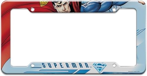 Marco de placa de matrícula Superman Solitude